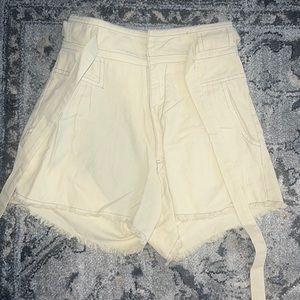 Free People High Waisted Tie Shorts